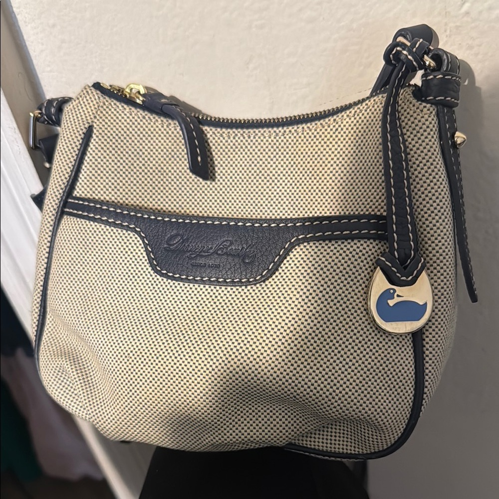 COPY - Dooney & Bourke Cream and Blue Women's Bag